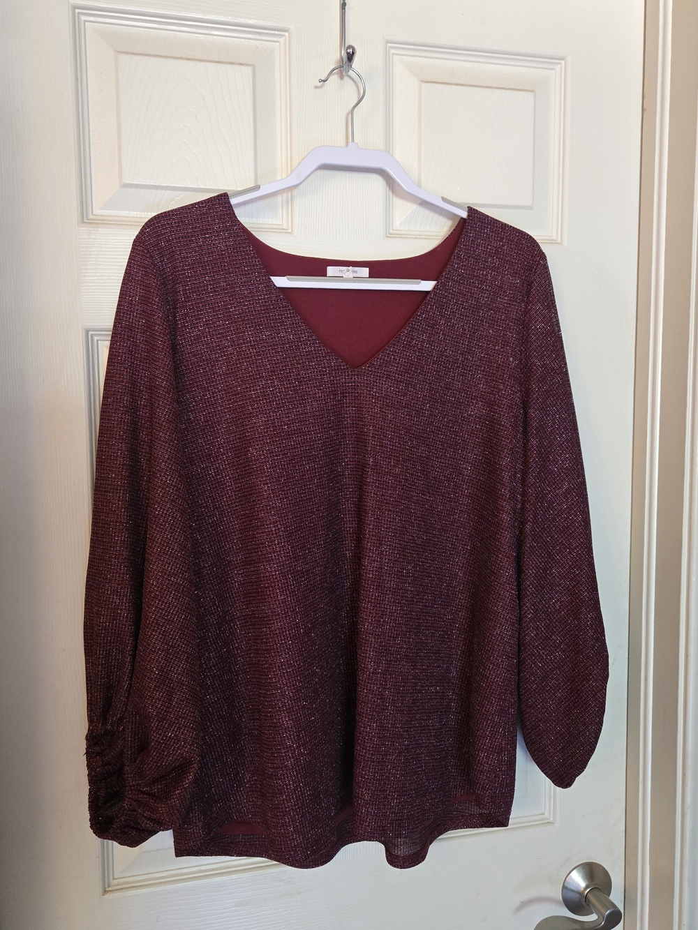 Maurices Burgundy Knit Top